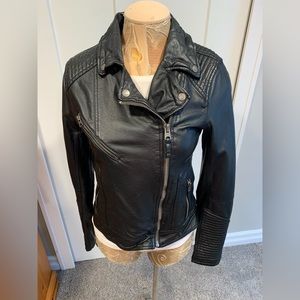 Abercrombie and Fitch Faux Leather Moto Jacket